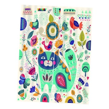 Zasłony 3D Cartoon Zasłony okienne Zasłony do salo