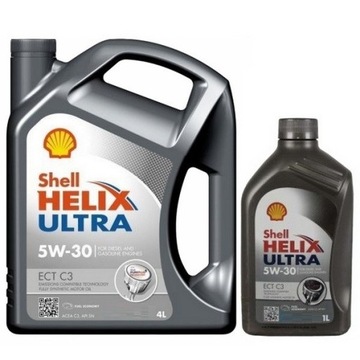 SHELL HELIX ULTRA ECT C3 5W30 LL04 olej silnikowy 5L