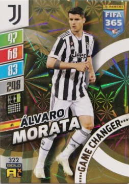 FIFA 365 2022 GOLD GAME CHANGER 322 MORATA JUVE