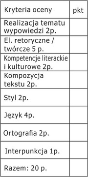 pieczątka szkolna j. polski 75x38mm DUŻA PIECZ.