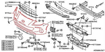 NÁRAZNÍK PŘEDNÍ SUBARU BRZ ZD8 2020-