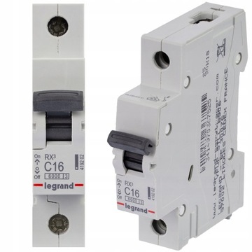 Bezpiecznik nadprądowy LEGRAND RX3 16A 419202 S301