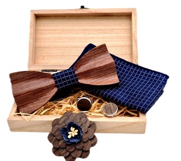 ГАЛСТУК-БАБОЧКА ДЕРЕВЯННЫЙ КАРМАН В Клетку Запонки БРОШЬ ФИОЛЕТОВЫЙ СОВРЕМЕННЫЙ ПОДАРОК