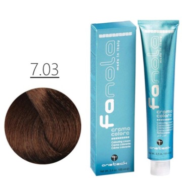 FANOLA 7.03 CREMA COLORE КРАСКА ДЛЯ ВОЛОС 100 МЛ
