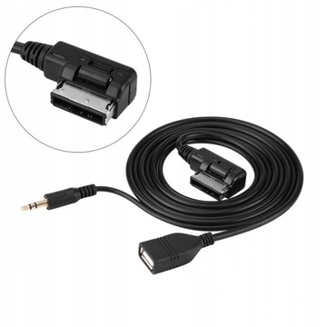 Автомобильный аудиокабель AUX-USB-адаптер для Mercedes Benz