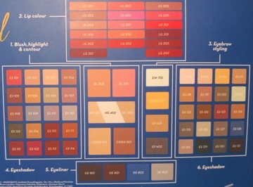 Max&More КАССЕТНАЯ ПАЛИТРА ТЕНЕЙ С КОСМЕТИКОЙ 73 товара HELLO BEAUTY BLUE