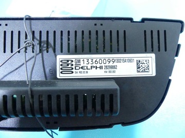 KONZOLA PANEL VENTILACE OPEL MERIVA B 10-17 13360099