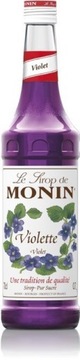 Syrop smakowy MONIN VIOLET fiołkowy 700ml