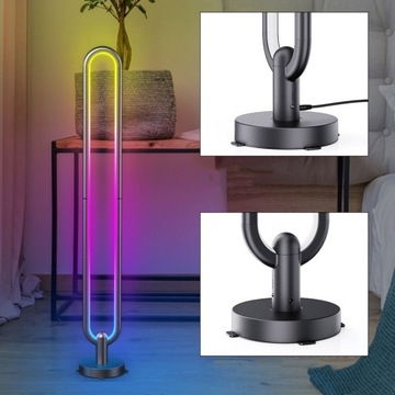 LAMPA LED podłogowa WIFI SMART TUYA PLUG RGBW INTELIGENTNA MOCNA JAKOŚĆ