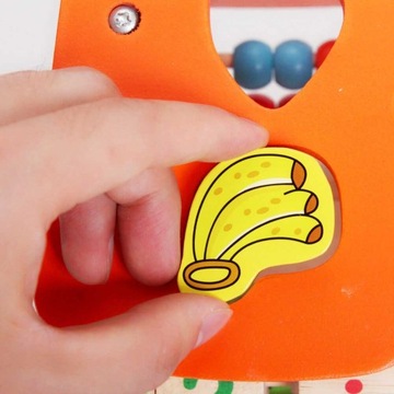 Сортер-деревянный домик, обучающие кубики Монтессори для детей