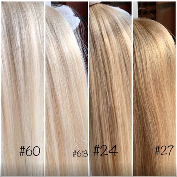 НАРАЩИВАНИЕ ВОЛОС Натуральное БЛОКИРОВАНИЕ 40см кольца #24