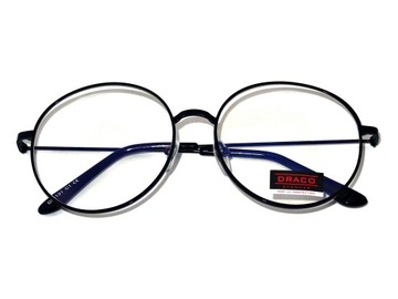 OKULARY ZERÓWKI LENONKI HARRY POTTER OKRĄGŁA DUŻE