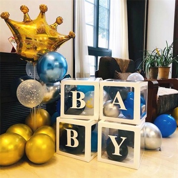Декоративная прозрачная коробка с буквами A-Z Custom Baby