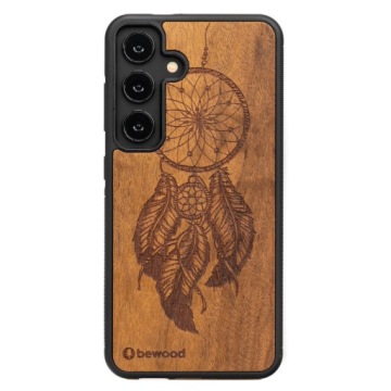 Dřevěné Pouzdro Bewood pro Samsung Galaxy S24 Lapač Snů Imbuia
