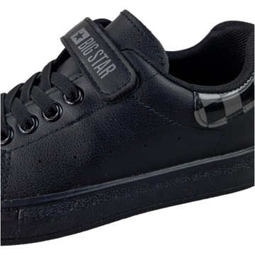 Детские кроссовки Big Star, черные спортивные туфли на липучке NN374056 30