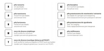 Ленточная пила по дереву PASAT 1130X15X07 ROH FENES