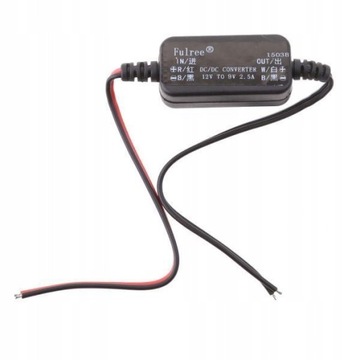 3x Konwerter napięcia DC/DC, 12V na DC 9V -