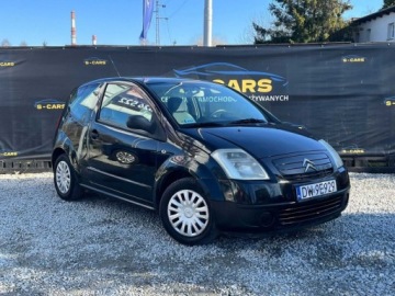 Citroen C2 1.1 i 61KM 2004 Citroen C2 Citroen C2 1.2b NISKI PRZEBIEG SUPER OKAZJA OC DO 02.27 Zami, zdjęcie 1