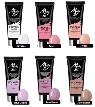 Набор 1+100 бесплатно Molly АКРИЛОВЫЙ ГЕЛЬ 50 мл + МОЛДЫ