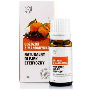 NATURALNY 100% olejek eteryczny GOŹDZIKI Z MANDARYNKĄ 10 ML ŚWIĘTA