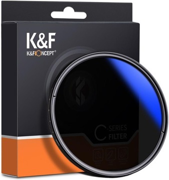Filtr ND szary 55mm ND2-ND400 REGULOWANY FADER MC K&F ND 2-400