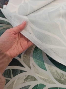 ТКАНЬ ДЛЯ ШТОР, ШИРИНА 150, ЗЕЛЕНЫЕ ЛИСТЬЯ