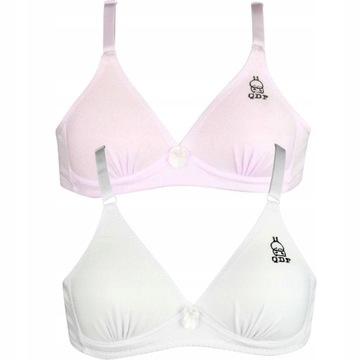 BIUSTONOSZ STANIK TOP DZIECIĘCY 146-152 - 2 SZTUKI