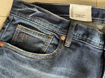 Armani Exchange spodnie Slim rozm 36-32 pas 98 cm