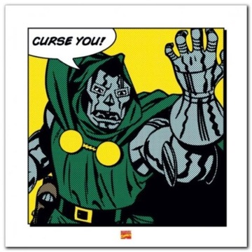 Dr, Doom / Pyramid Collection - plakat obraz 40x40cm