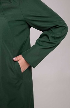 Elegancki płaszczyk w zielonym kolorze 56