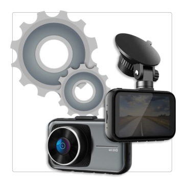 АВТОМОБИЛЬНАЯ КАМЕРА ВИДЕОРЕГИСТРАТОР 4k UHD WiFi GPS