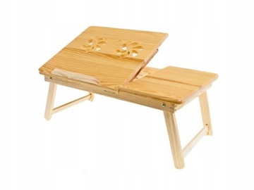 Бамбуковая подставка для ноутбука, столик для кровати