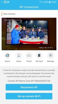 Камера MINI WIFI с ночным режимом звука 4K