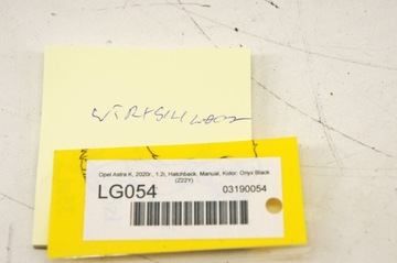 LG054 OPEL ASTRA K 1.2I VSTŘIKOVACÍ TRYSKA 55492929