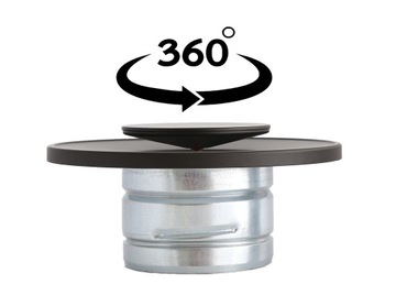 Анемостат 100 Черный ASV металл | приточно-вытяжной воздух | ДАРКО ВЕНТЛАБ |