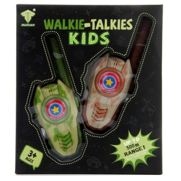 Рации для детей, 2 шт., набор раций Łoki Toki, большой радиус действия