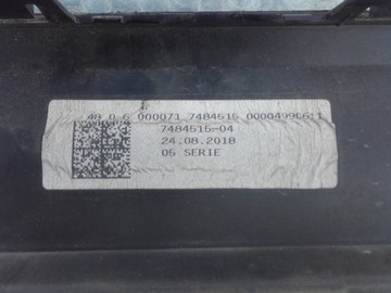 BMW I3 FACELIFT NÁRAZNÍK PŘEDNÍ 7484515