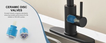 Смеситель для кухни с изливом Смеситель для кухни STANDING ЧЕРНЫЙ