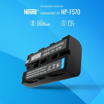 Зарядное устройство + 2 аккумулятора Newell для Sony NP-F570