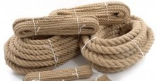 Lina jutowa kręcona żeglarska dekoracyjna 20mm 30m