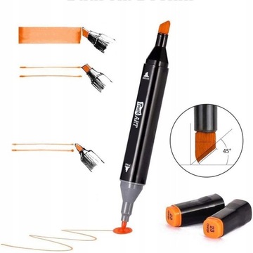 МАРКЕРЫ, АЛКОГОЛЬНЫЕ РУЧКИ, ЦВЕТНЫЕ МАЙКЕРЫ, ДВУСТОРОННИЕ МАЙНЕРЫ, НАБОР ИЗ 80 ШТ.