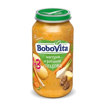 BoboVita obiadek Warzywa w potrawce z cielęciną250