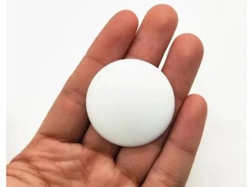 РУЧКА ДВЕРНАЯ САМОКЛЕЯЩАЯСЯ ДЛЯ СТЕН, БЕЛЫЙ СТОПОР, 50мм, 1 шт.