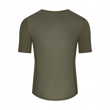 T-shirt męski bawełna wełna MERINO WOOL khaki S