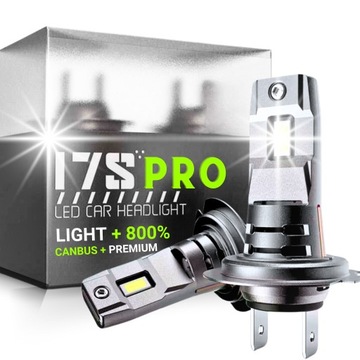 NAJMOCNIEJSZE ŻARÓWKI H7 LED 800% LEDOWE H7 80W MOCNE ŻARÓWKI HOMOLOGACJA