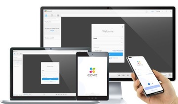 Мониторинг Wi-Fi IP-камеры Наружная вращающаяся EZVIZ C8T + карта 64 ГБ