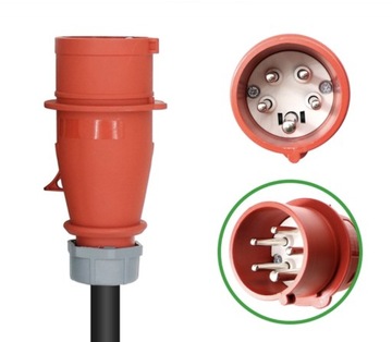 Портативное зарядное устройство для электромобиля 22 кВт, ТИП 2, кабель 5 м