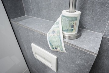ТУАЛЕТНАЯ БУМАГА 100 злотых, ВЕСЕЛЫЙ ПОДАРОК