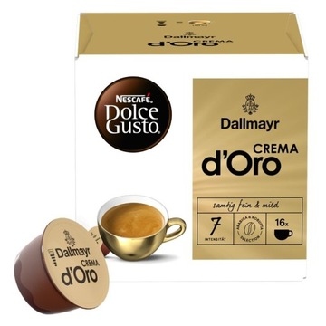 Кофе в капсулах NESCAFÉ Dolce Gusto Dallmayr Crema d'Oro капсулы 16 шт.