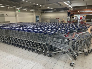 Wózki sklepowe wózek sklepowy WANZL magazynowy